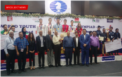 U16-Jugend-Schacholympiade 2017 in Ahmedabad (IND)